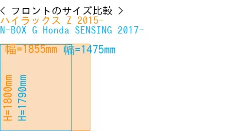 #ハイラックス Z 2015- + N-BOX G Honda SENSING 2017-